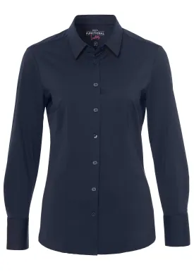4030-91900 - Functional Bluse Slim Fit - blau