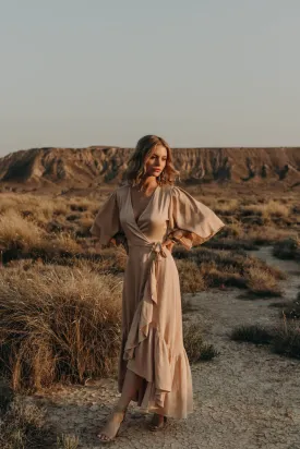 Alma Dress Pink Clay