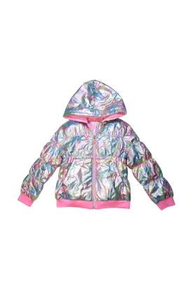 Billieblush Iridescent Puffer Coat 8Y