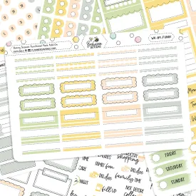 Bunny Season Functional Sticker Kit