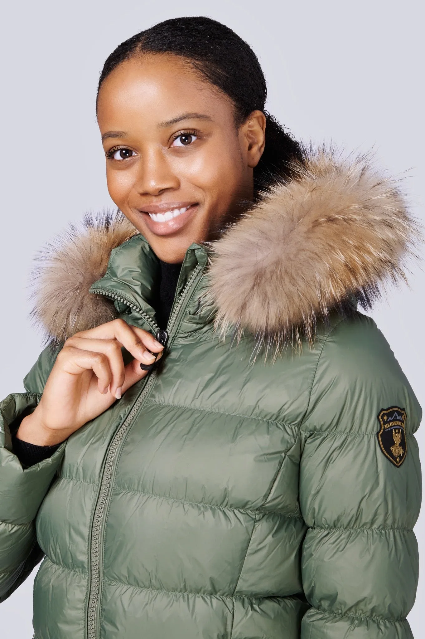 Chill Short Down Jacket | Military