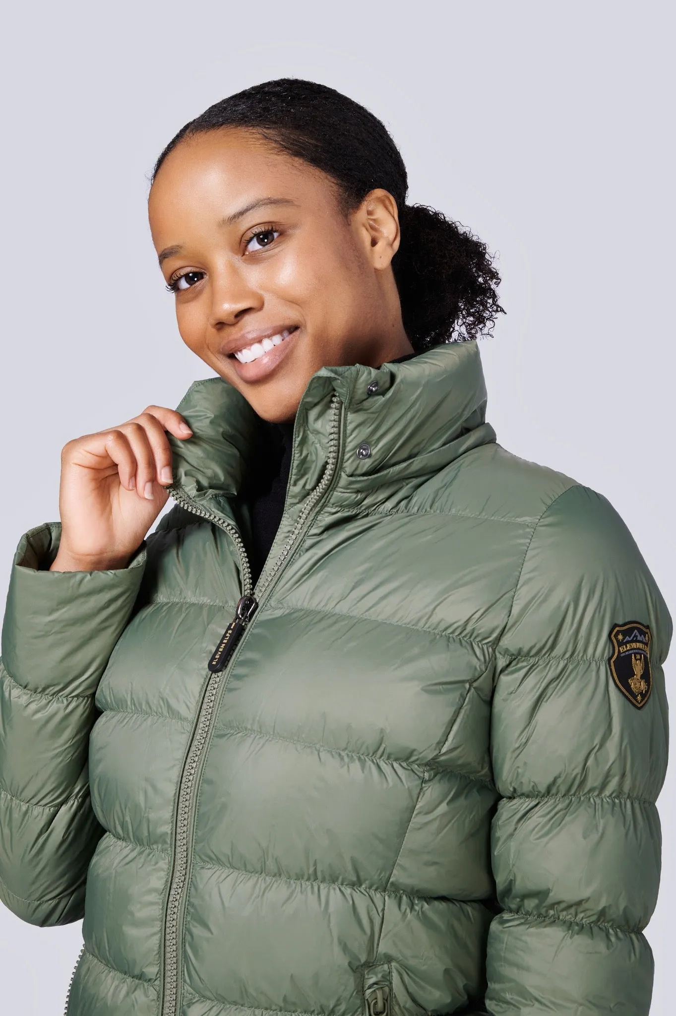 Chill Short Down Jacket | Military