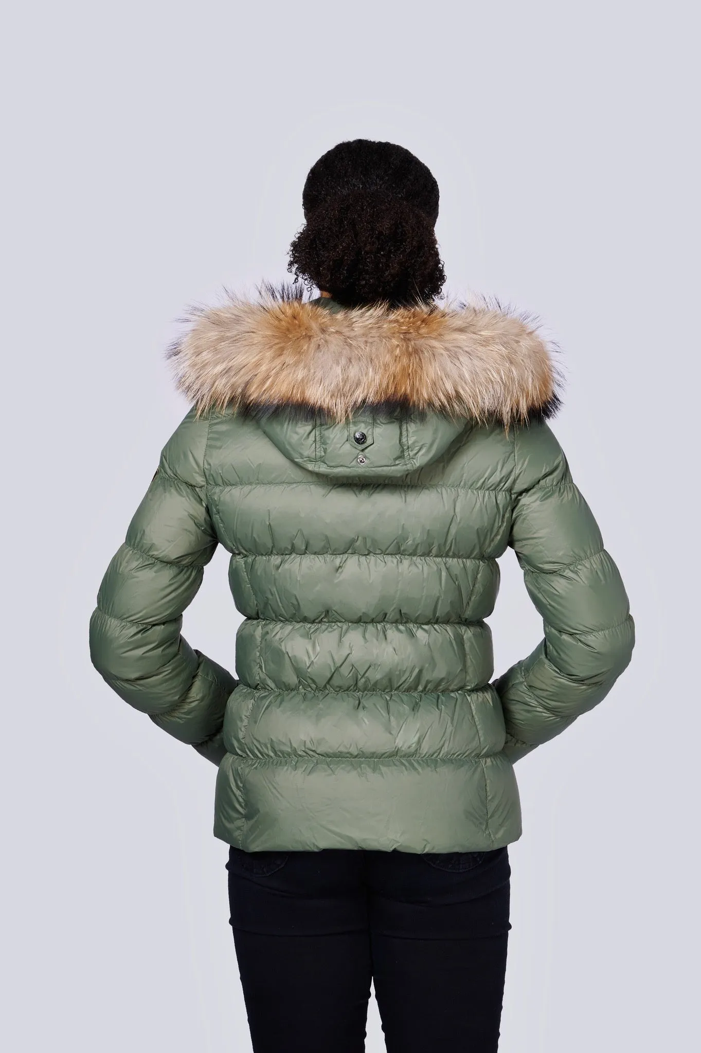 Chill Short Down Jacket | Military