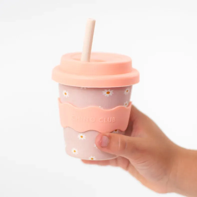 Chino Cup - NEW Baby 4oz - Pink Daisy