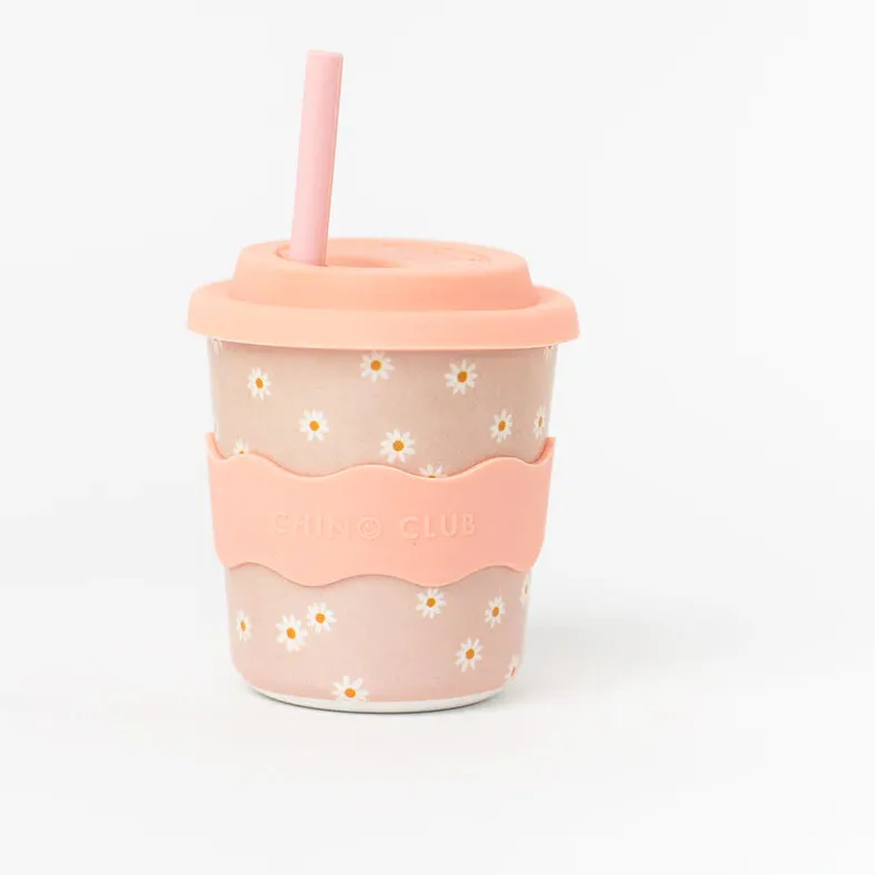 Chino Cup - NEW Baby 4oz - Pink Daisy