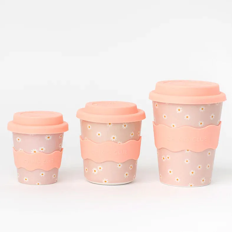 Chino Cup - NEW Baby 4oz - Pink Daisy
