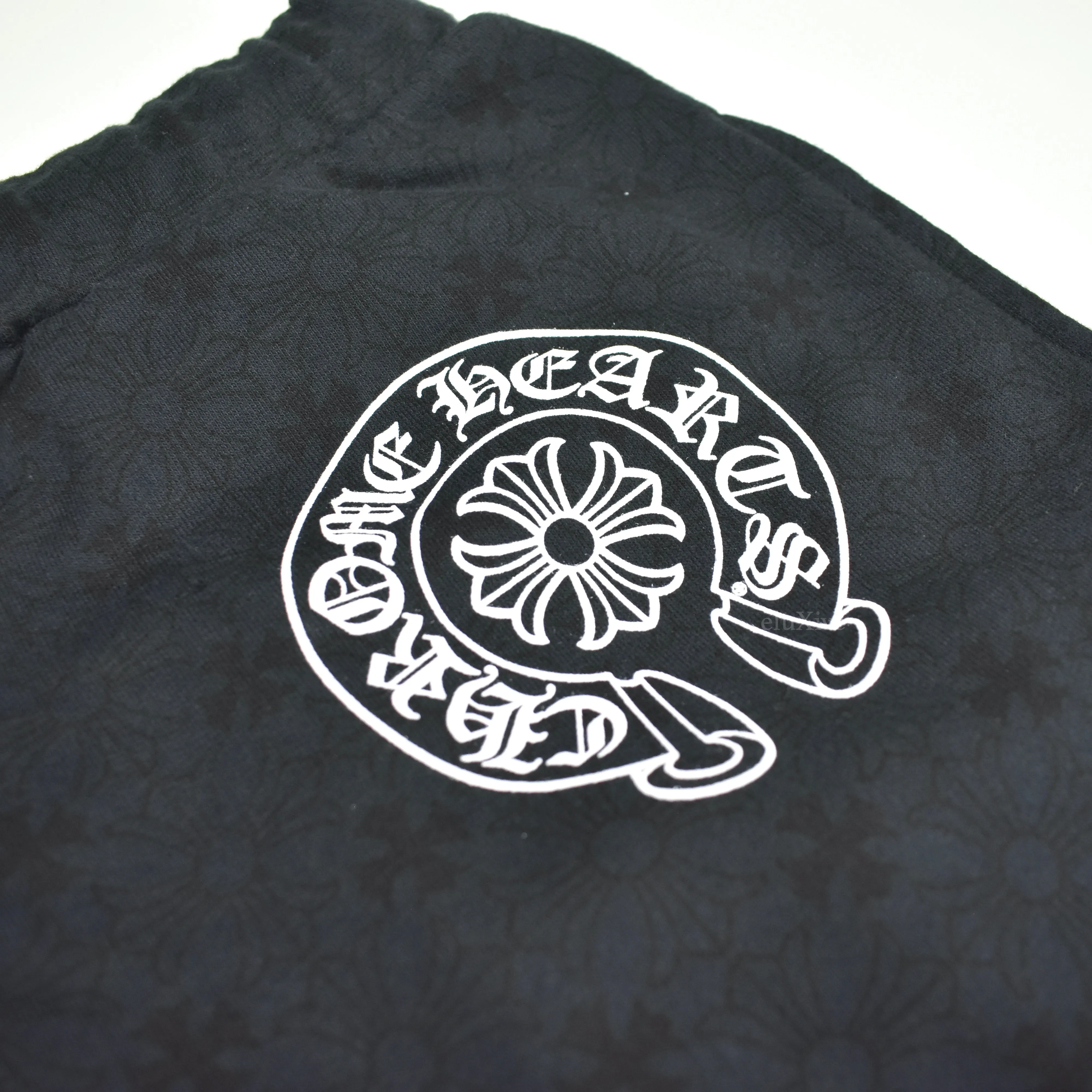 Chrome Hearts - Black Allover Plus Logo Print Sweatpants