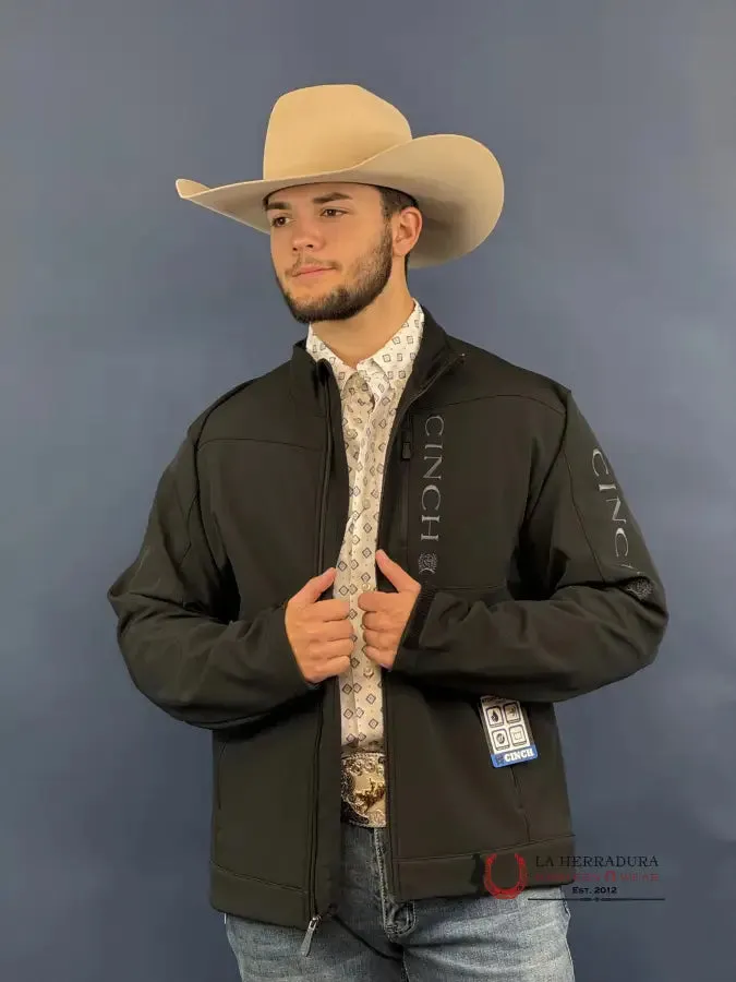 CINCH MENS BONDED CONCEALED CARRY JACKET- BLACK 3014