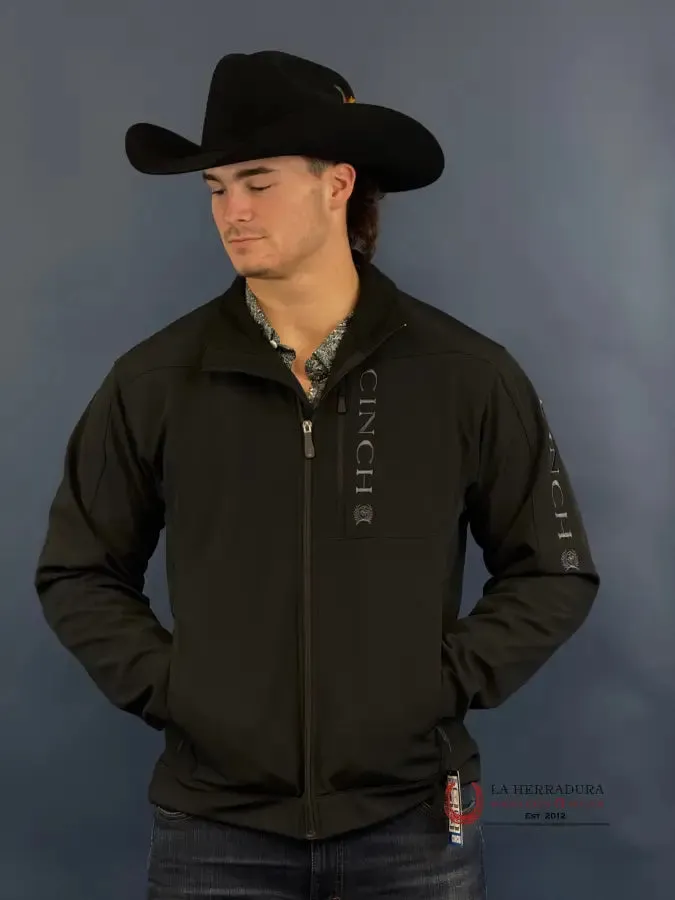 CINCH MENS BONDED CONCEALED CARRY JACKET- BLACK 3014