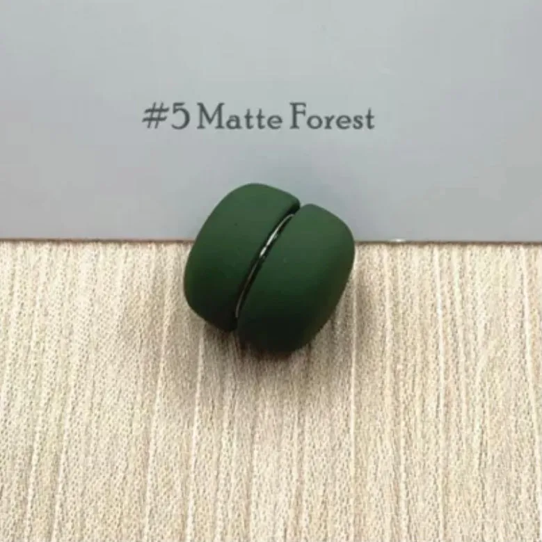 Deep Forest Green Magnetic Button