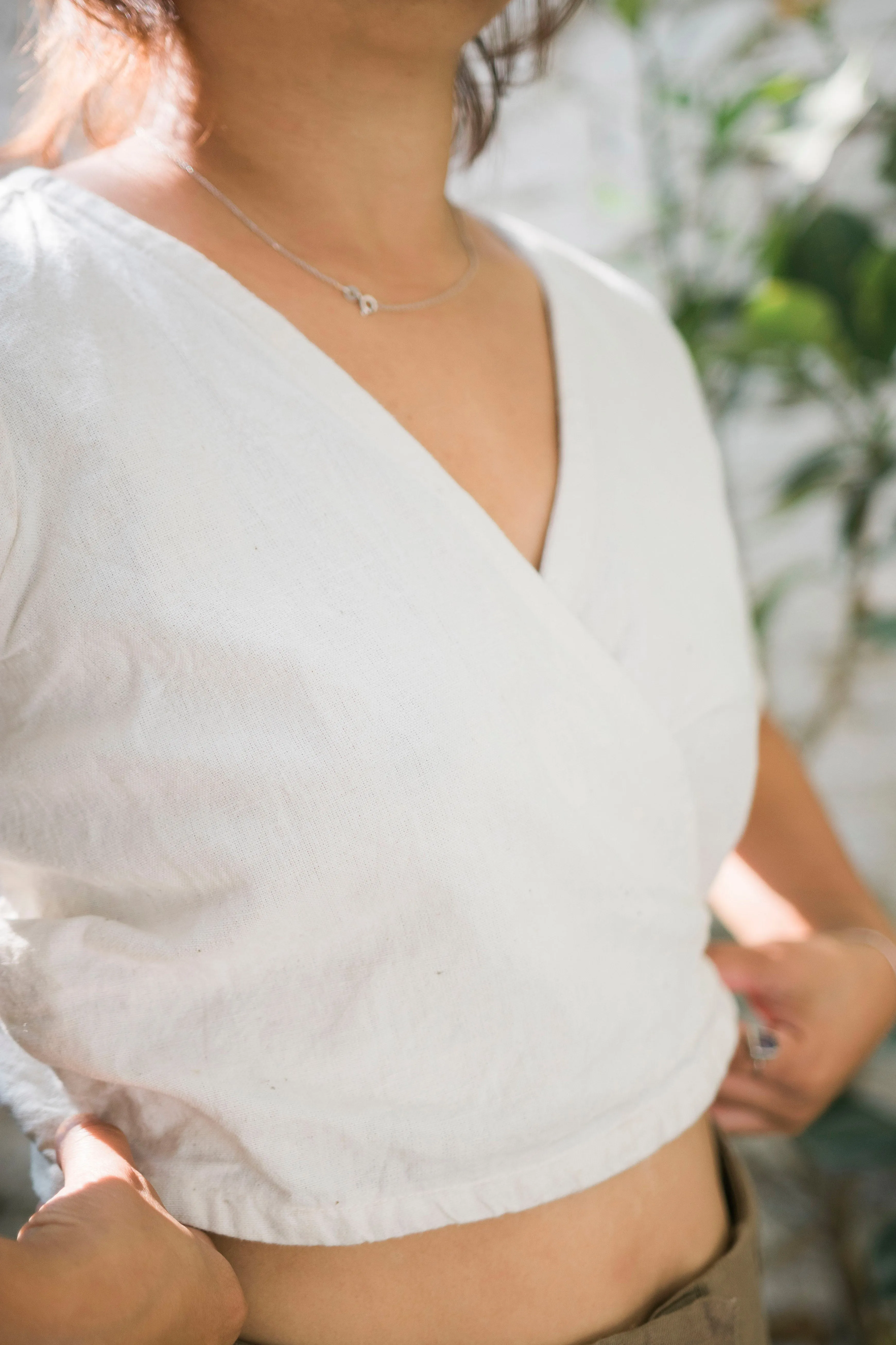 Dija hemp wrap top