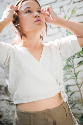 Dija hemp wrap top