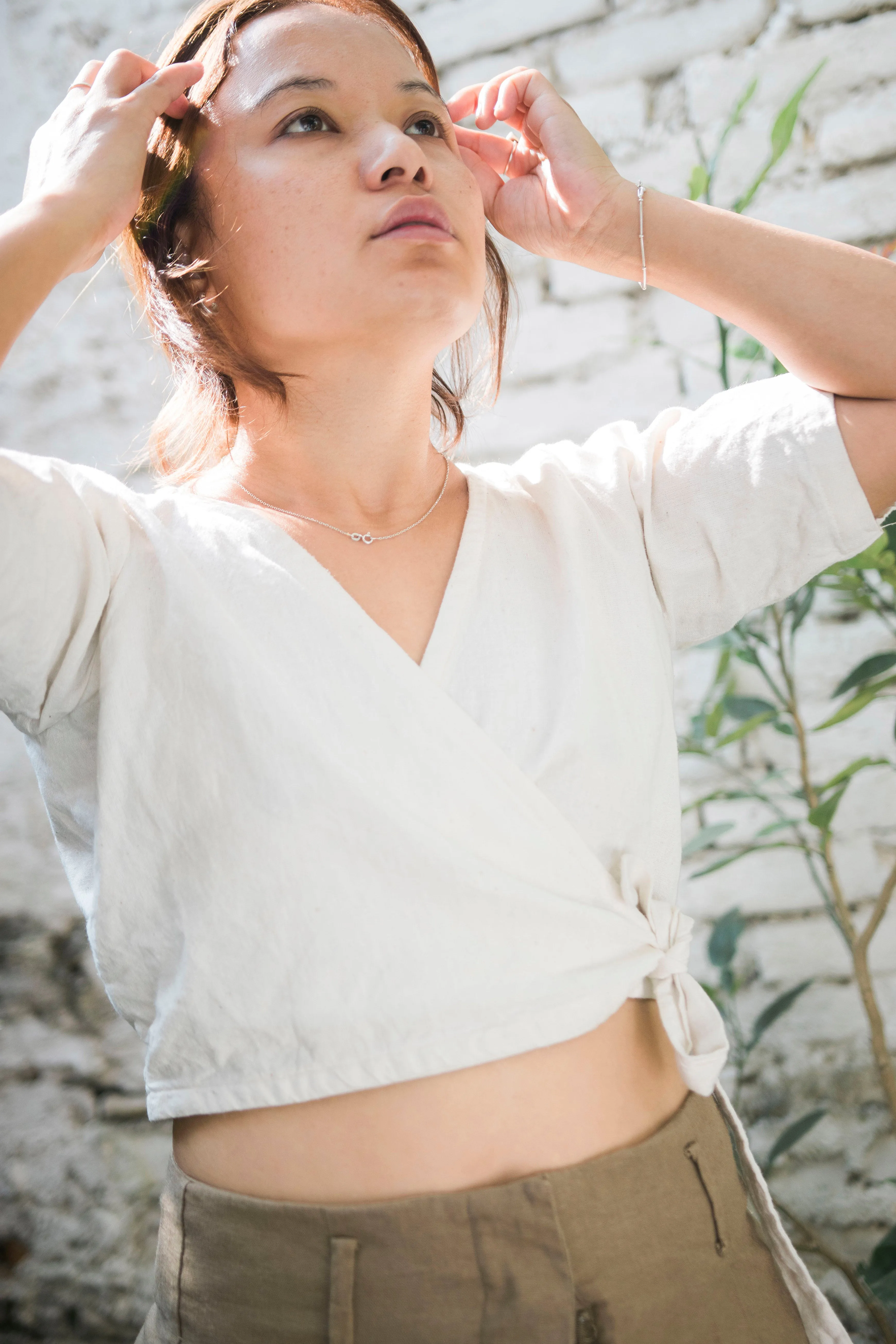Dija hemp wrap top