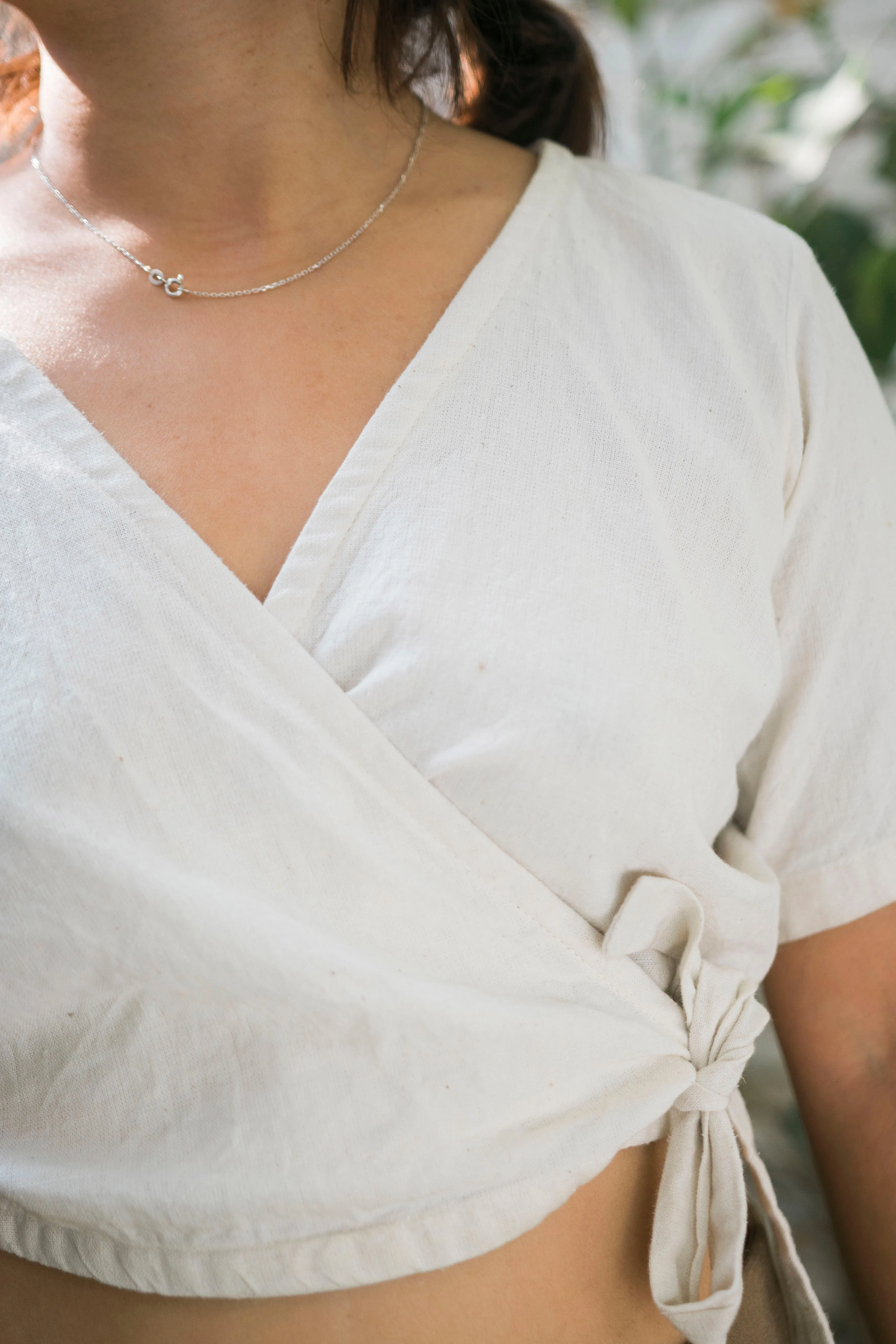 Dija hemp wrap top