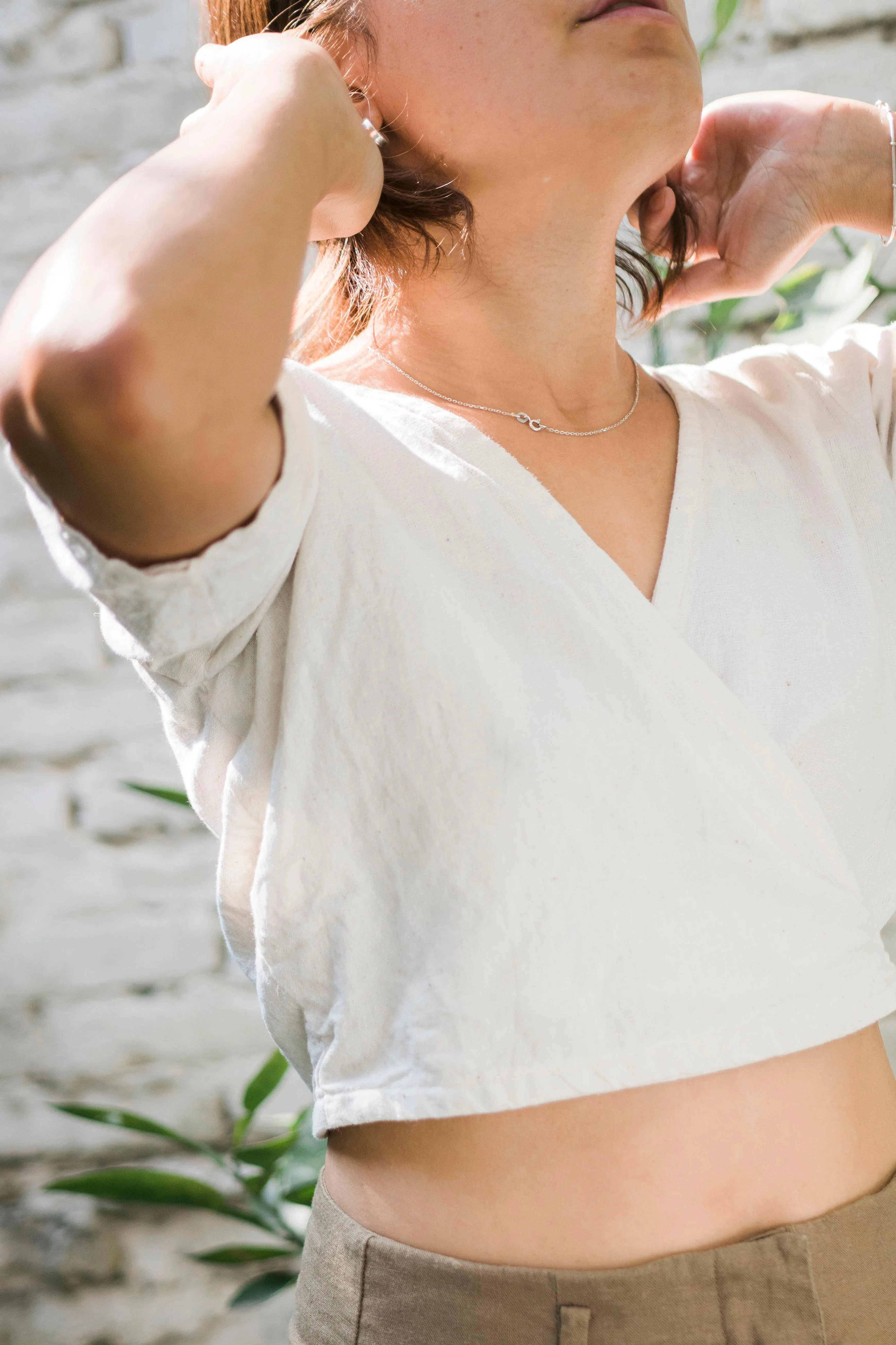 Dija hemp wrap top
