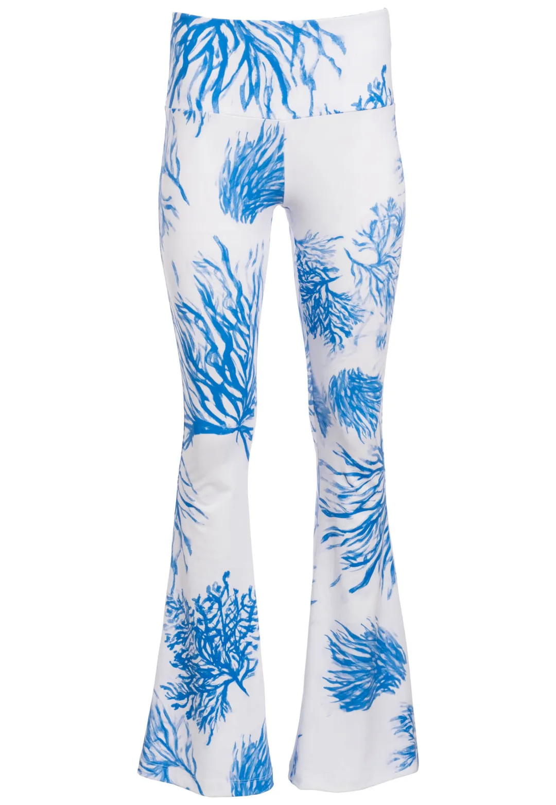 Elaine Stretch Knit Pant in Toile de Reef
