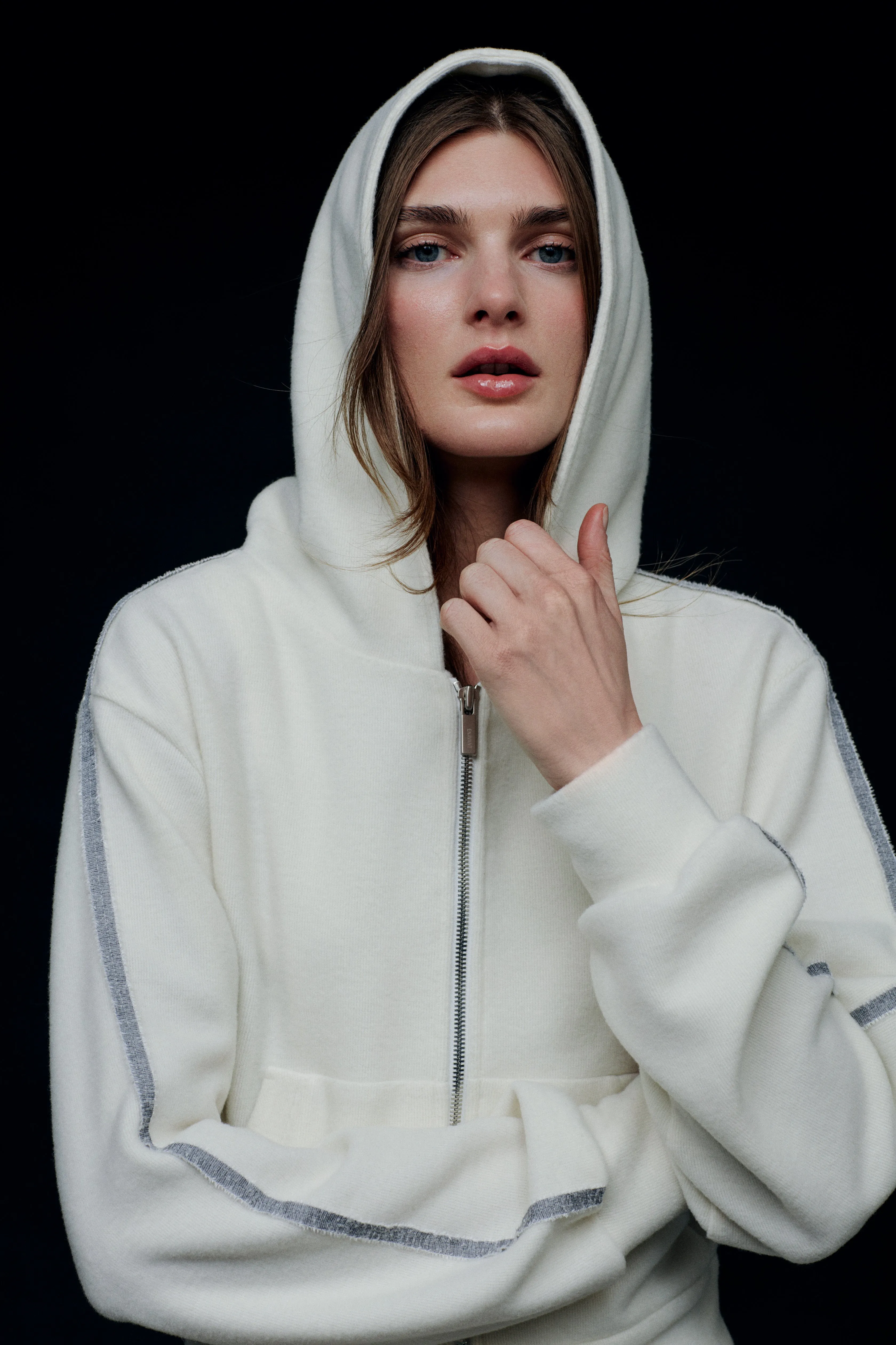 ENVT Side Trim Zip-Up Hoodie Jacket