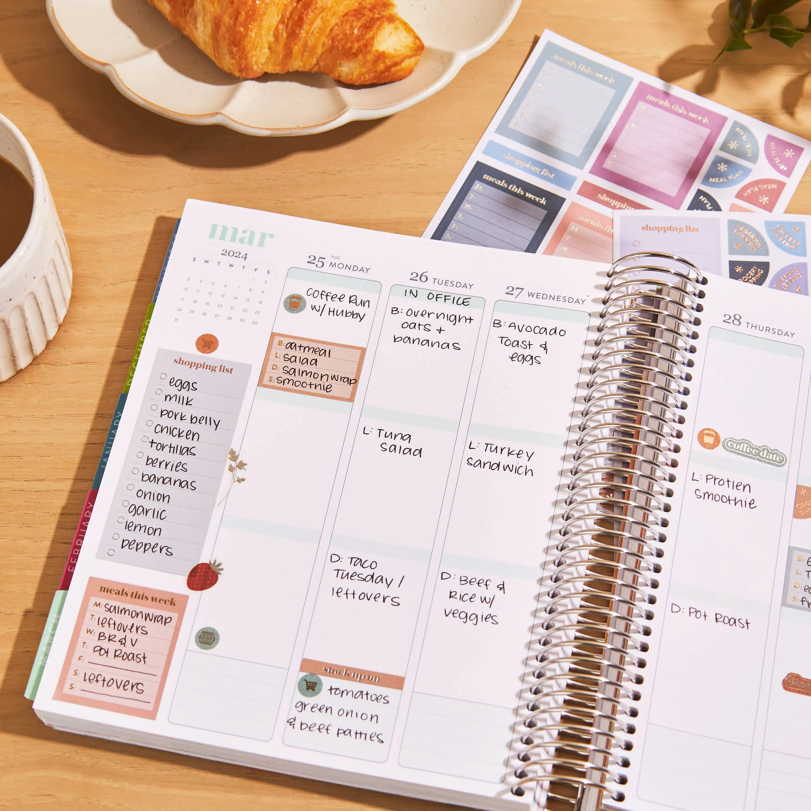 Erin Condren Meal Prep Functional Sticker Book