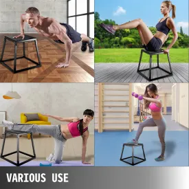 Fitness Exercise Jump Box (12inch /Black)