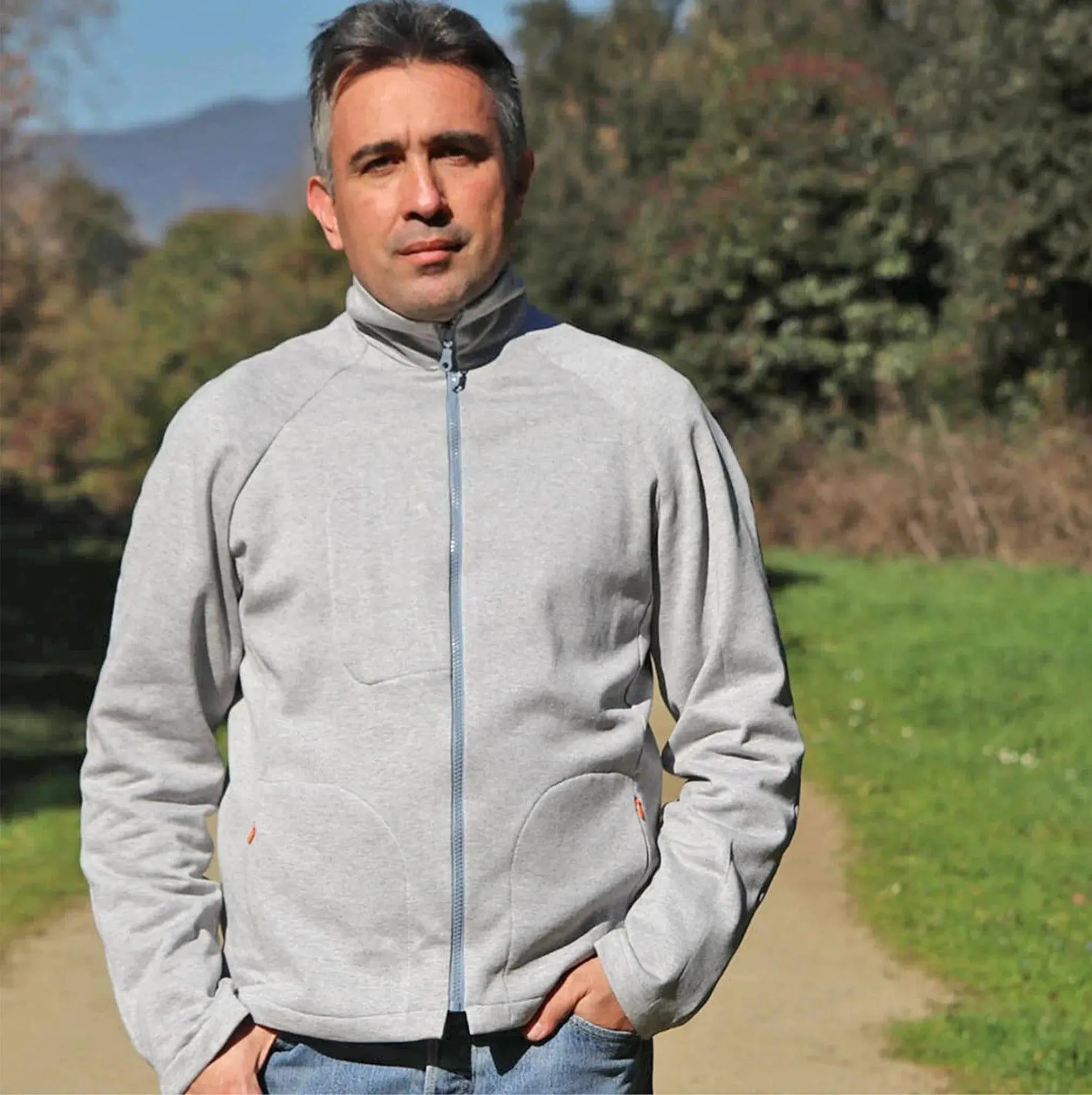 Fleece Jacket sewing pattern -Printed Pattern