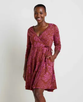Freesia Long Sleeve Wrap Dress