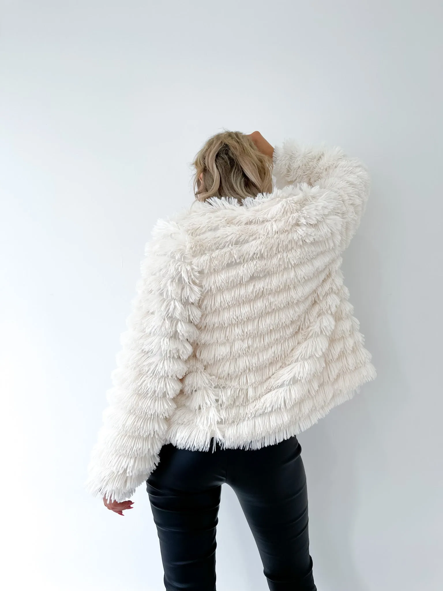 Fringe Fur Coat