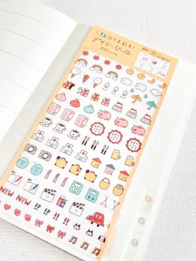 Furukawa | Planner Agenda Clear Sticker | QS132