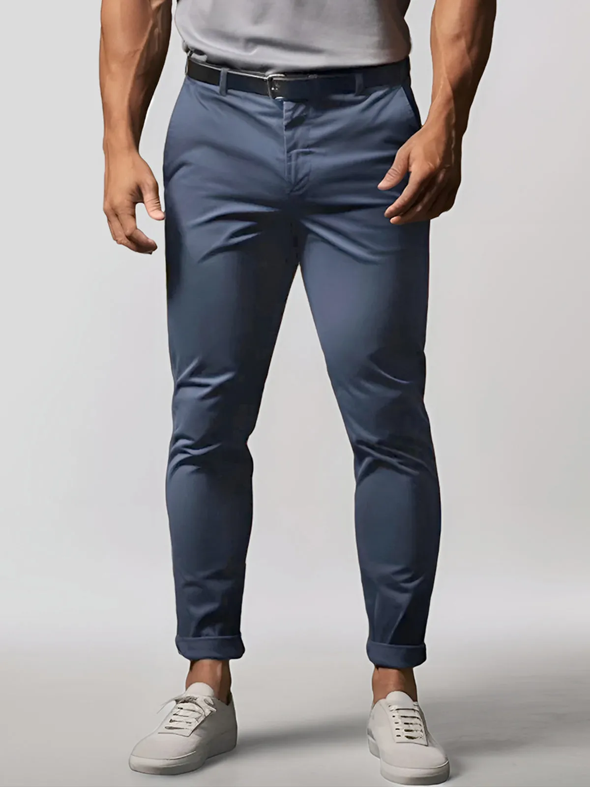 Heren Chino Broek - Elastische Pasvorm - Kwaliteit voor Werk en Vrije Tijd