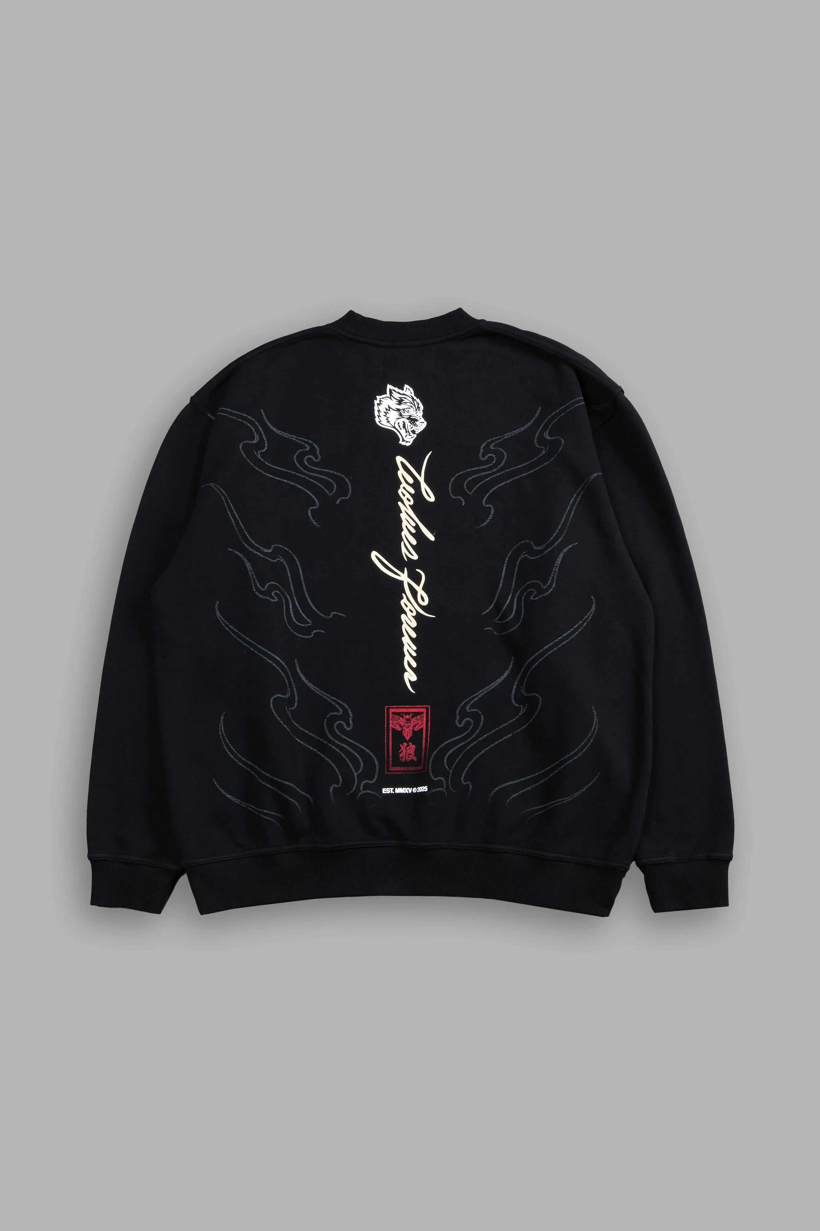 House Of Wolves London Crewneck in Black