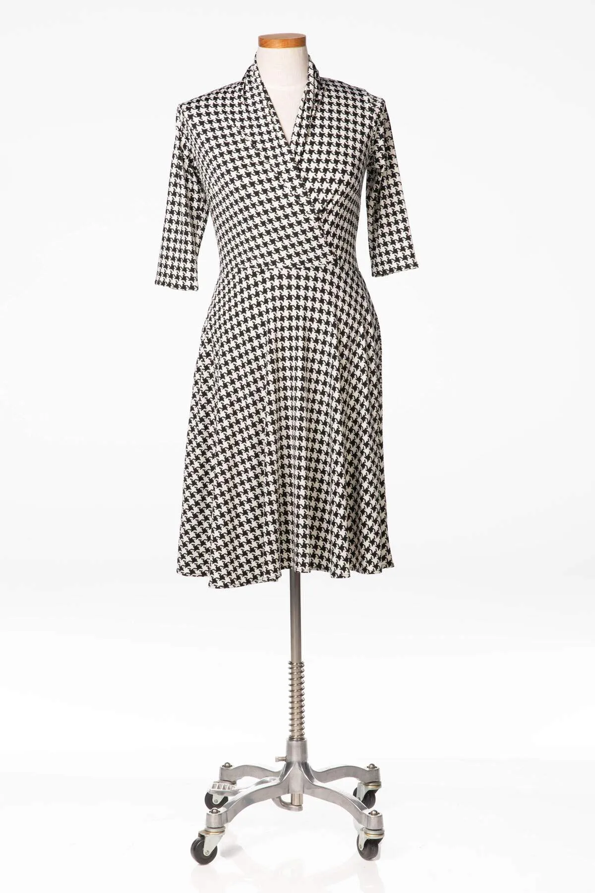 Joan Dress - Houndstooth FINAL SALE