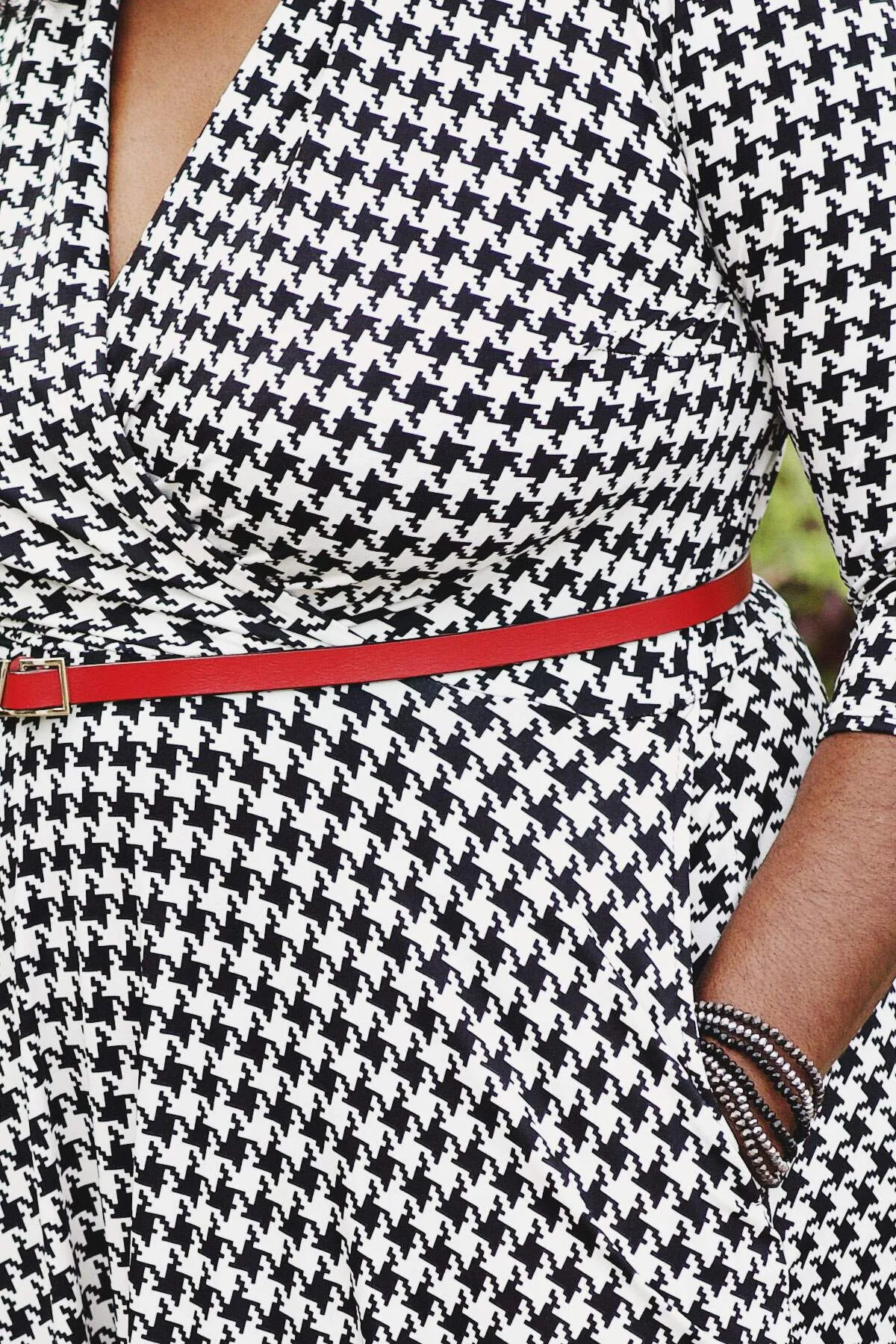 Joan Dress - Houndstooth FINAL SALE