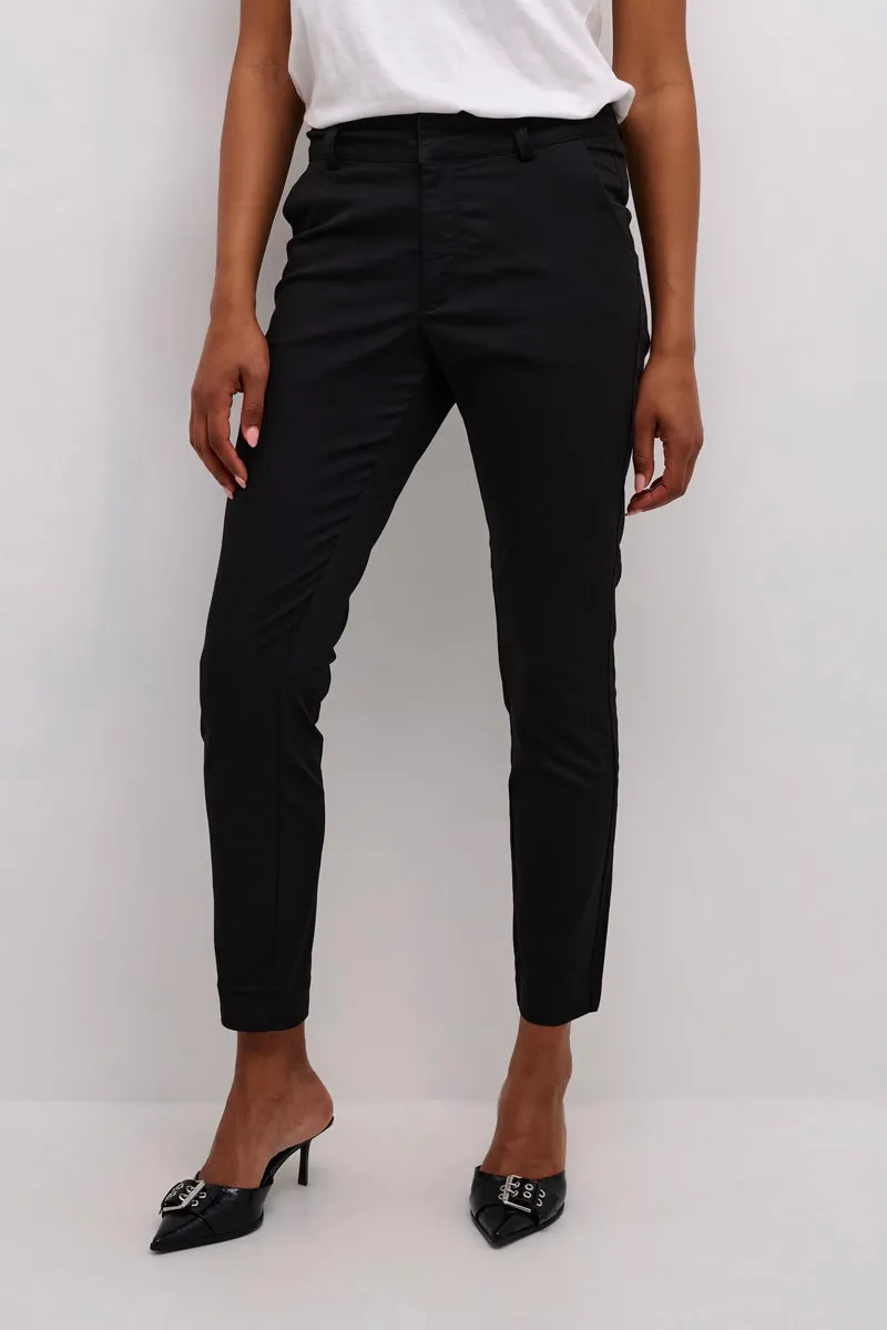 KAFFE KAlea Chino Pant Black