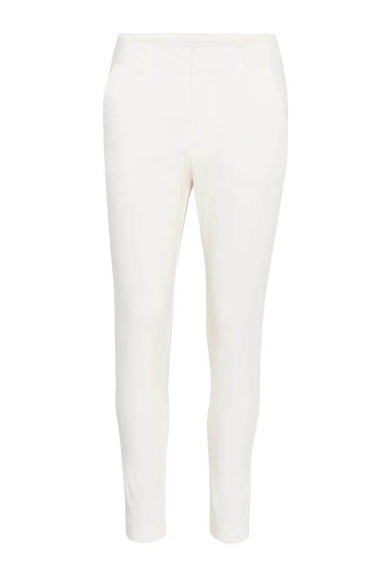 KAFFE KAlea Chino Pant Chalk White