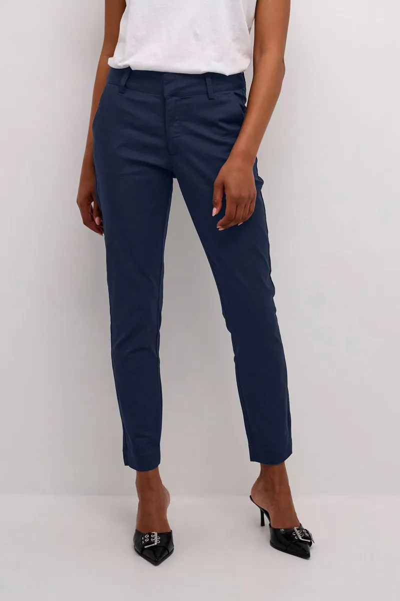 KAFFE KAlea Chino Pant Navy