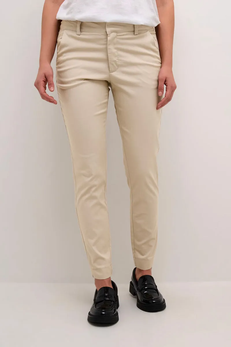 KAFFE KAlea Chino Pant Stone