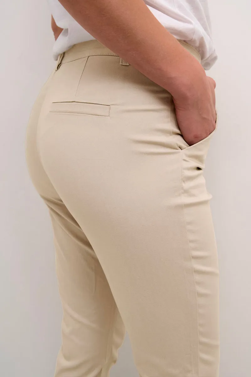 KAFFE KAlea Chino Pant Stone