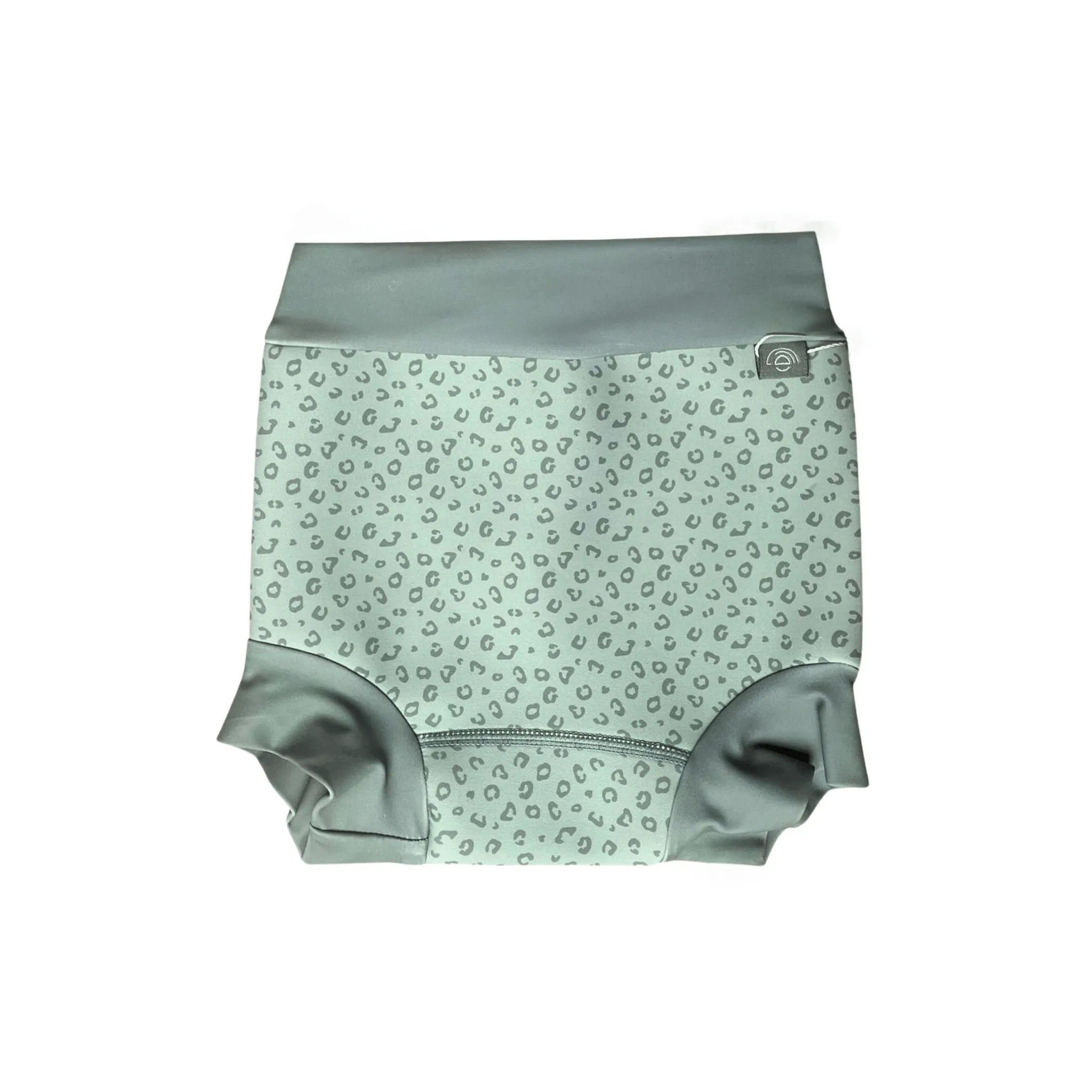 Leopard | Green Swim Diaper Neoprene