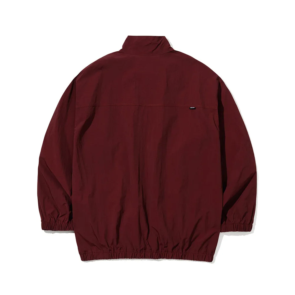 LIGHTWEIGHT ANORAK JACKET BURGUNDY