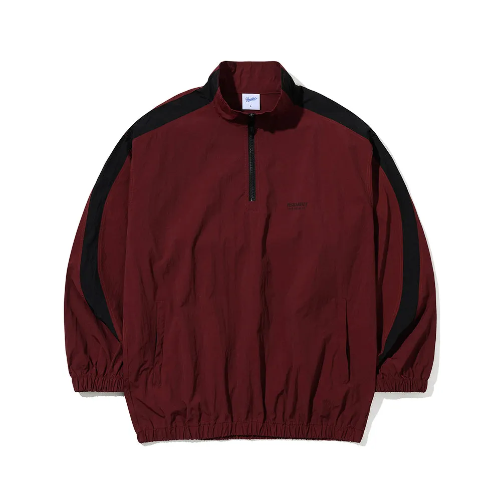 LIGHTWEIGHT ANORAK JACKET BURGUNDY