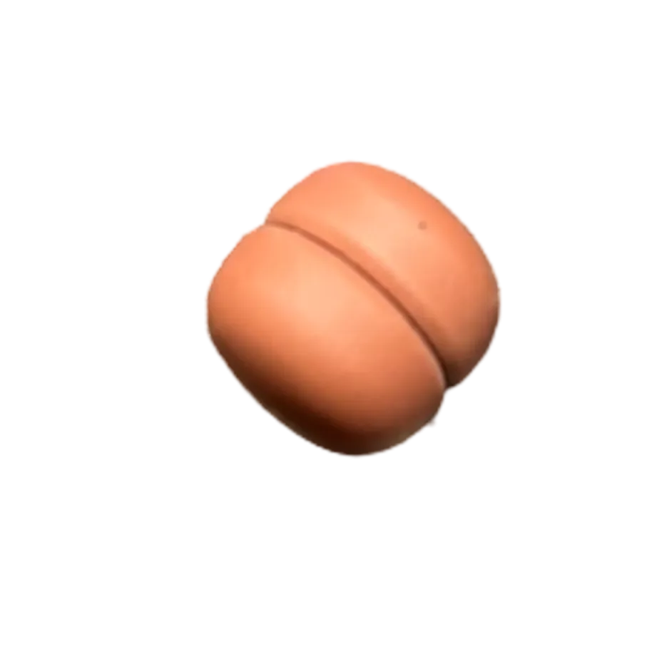 Mahogany Magnetic Button