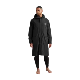 Men's Pursuit Waterproof Lightweight Changing Robe Jacket - Obsidian Black
