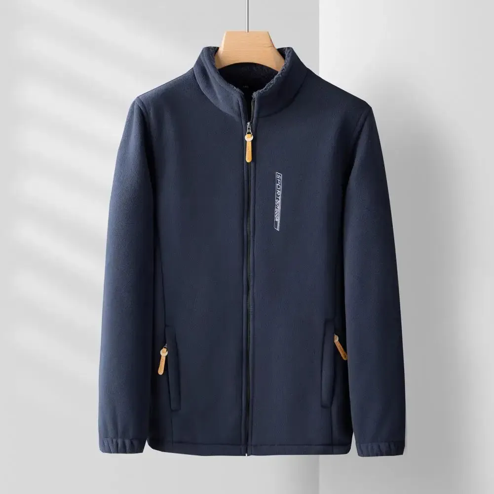 Men's Warm Winter Fleece-Lined Jacket