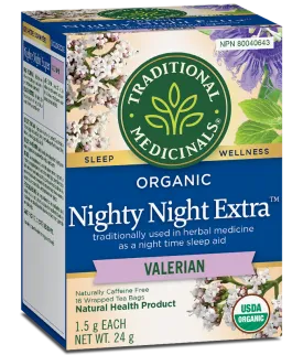 Nighty Night® Extra (with Valerian) Organic Herbal Tea