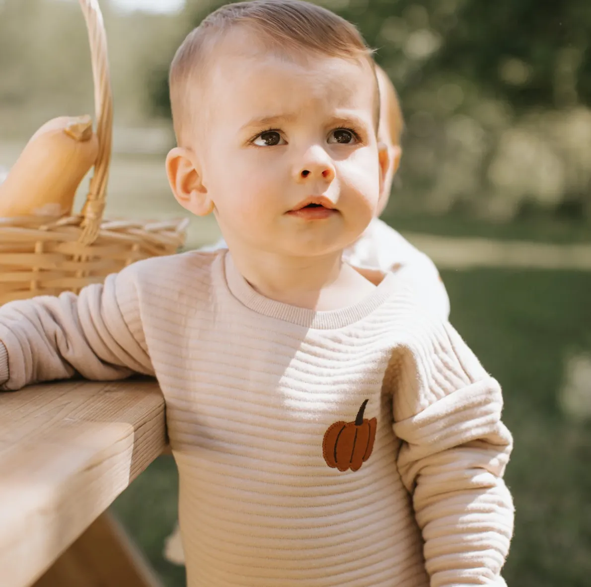 Petit Lem - Fall Quilted Set in Sand