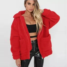 Plush Warm Loose Jacket