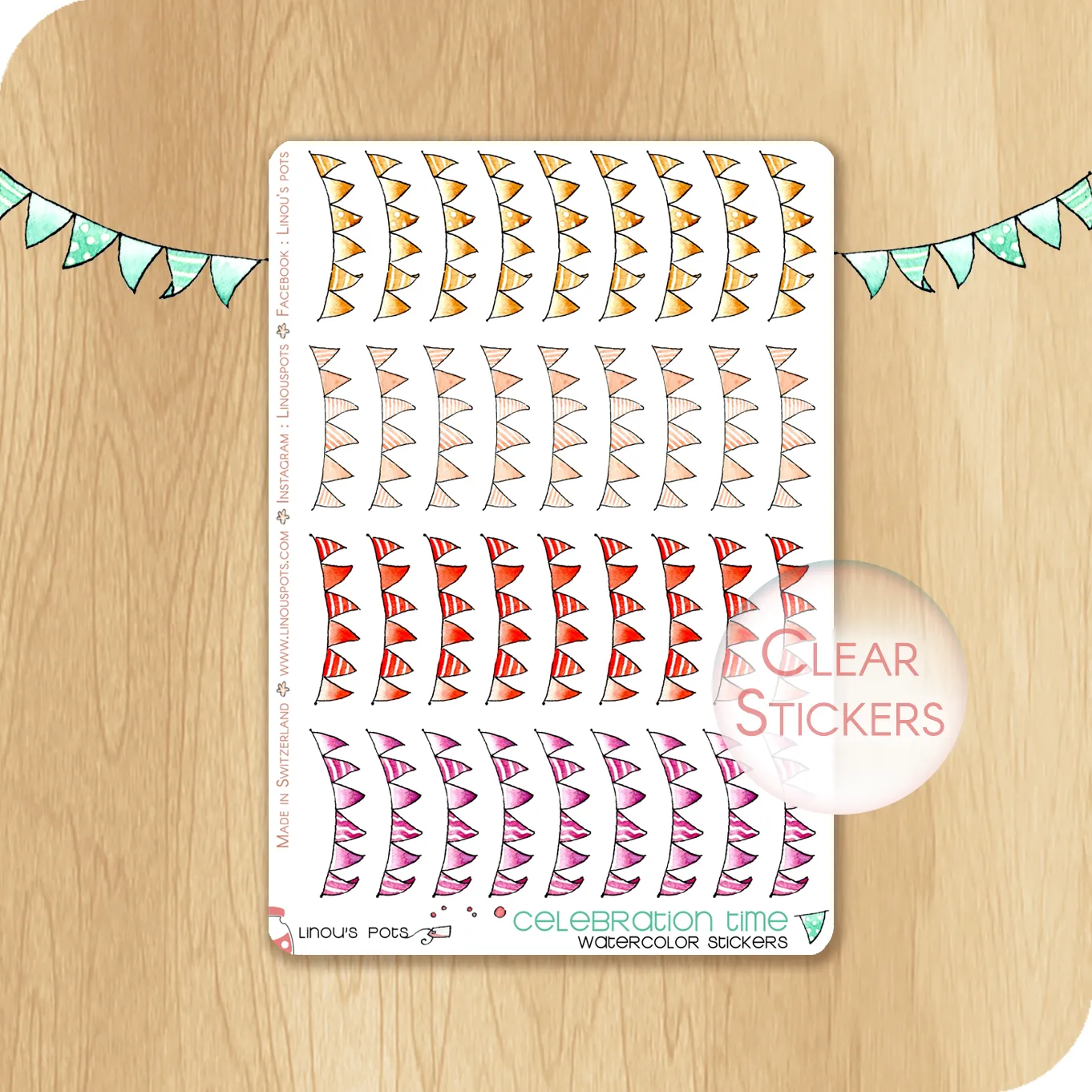Rainbow Collection - Red Party Banners