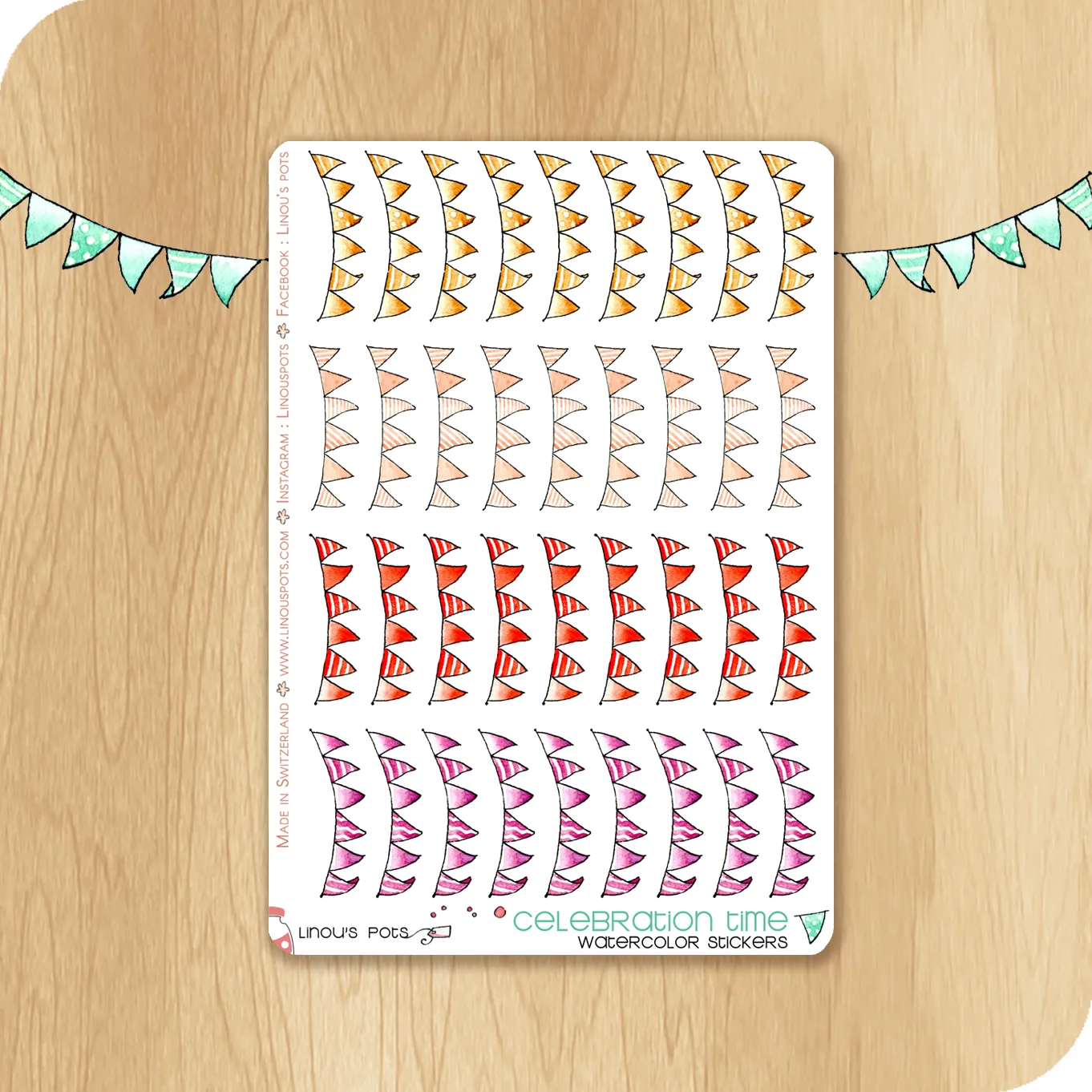 Rainbow Collection - Red Party Banners