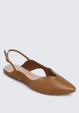 Riley Comfy Ballerina In Brown