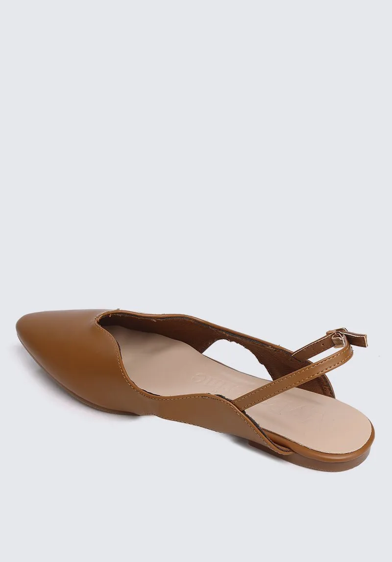 Riley Comfy Ballerina In Brown