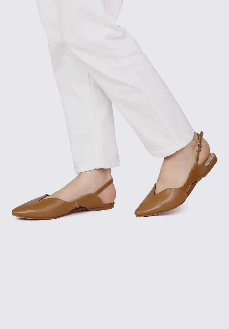 Riley Comfy Ballerina In Brown